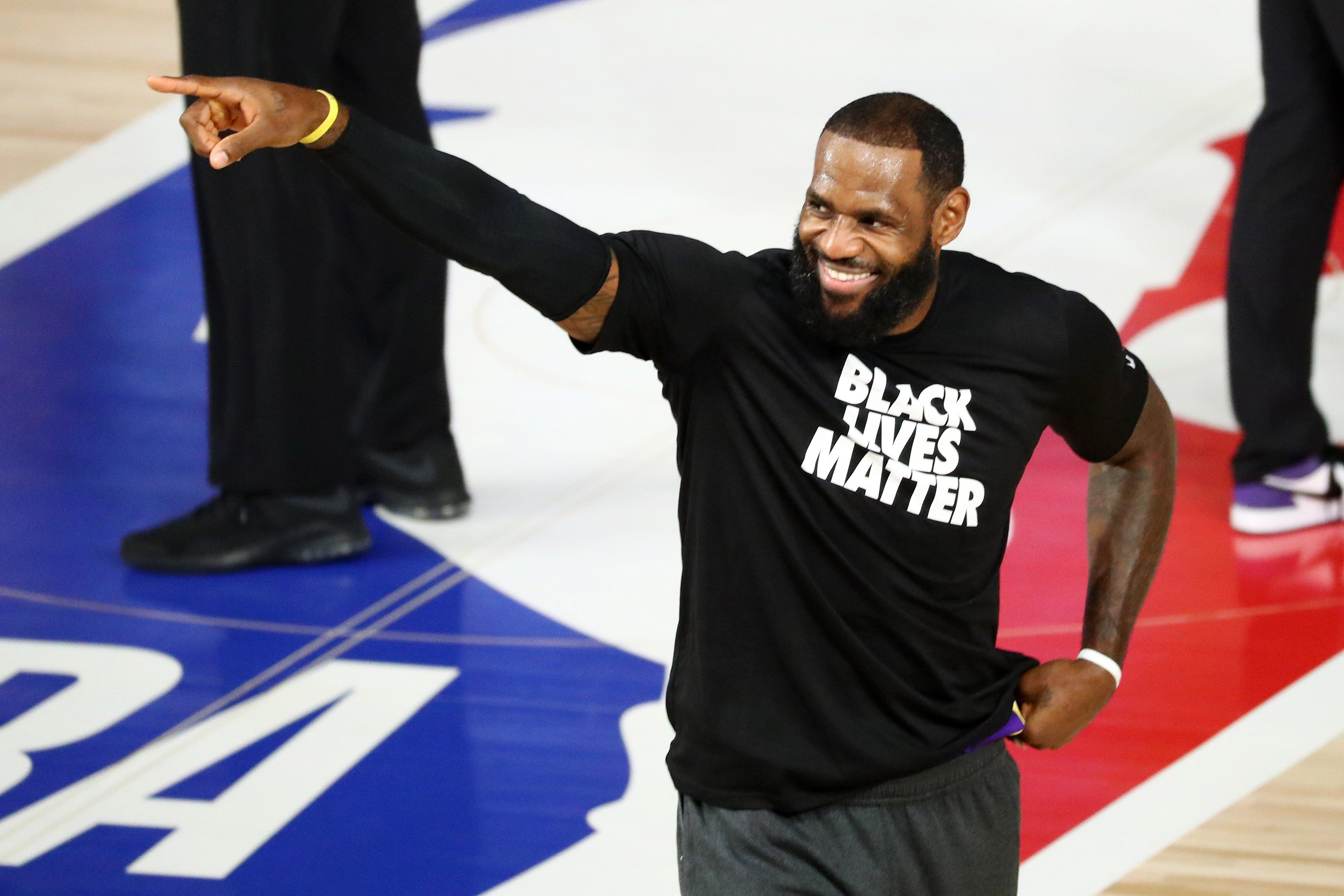 lebron blm shirt